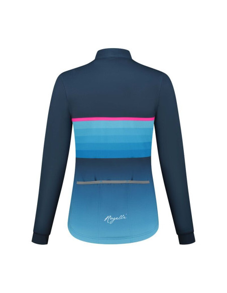 Rogelli bluza damska impress ii niebiesko-róż m