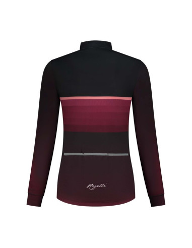 Rogelli bluza damska impress ii bordowa s