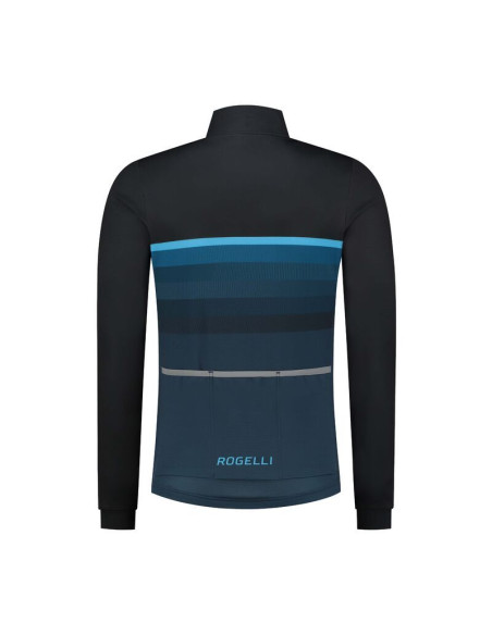 Rogelli koszulka dł.rękaw hero ii niebieska l