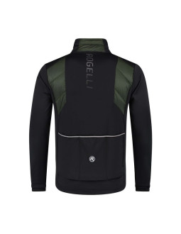 Rogelli kurtka zimowa wadded ii zielono-czarna xl 2