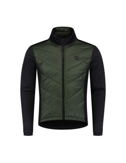 Rogelli kurtka zimowa wadded ii zielono-czarna 3xl