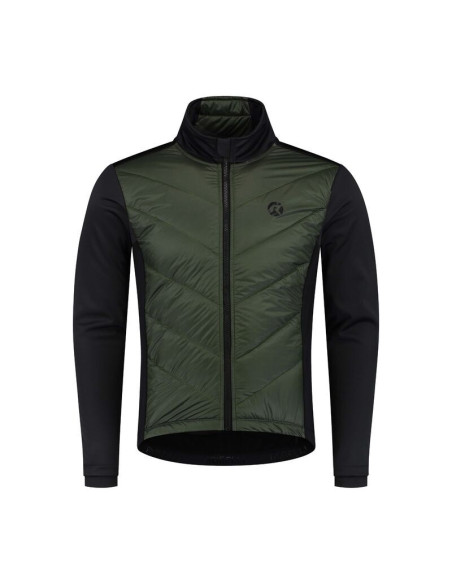 Rogelli kurtka zimowa wadded ii zielono-czarna 3xl