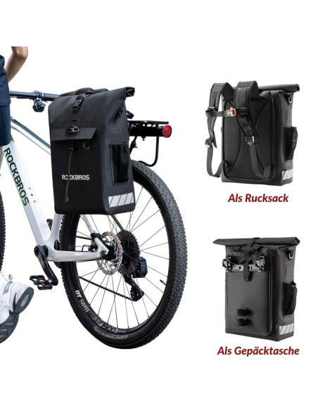 Rockbros torba podróżna na bagażnik 13,5 - 18l