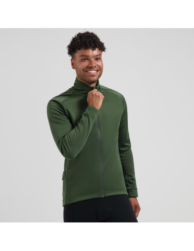 Rogelli kurtka zimowa essential ii zielona 2xl