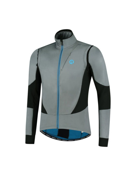 Rogelli kurtka zimowa brave szaro-niebieska s