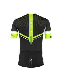 Rogelli koszulka gara mostro ii czarno-żółta xl 2