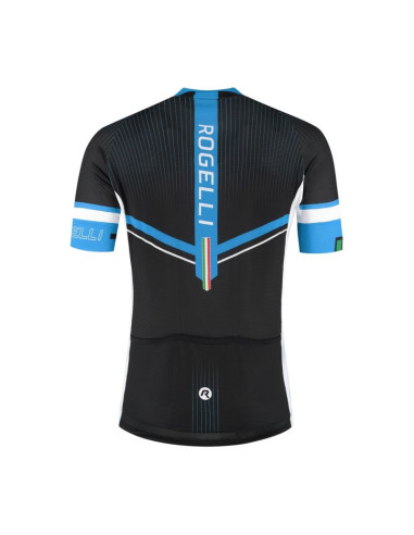 Rogelli koszulka gara mostro ii czarno-niebie 7xl