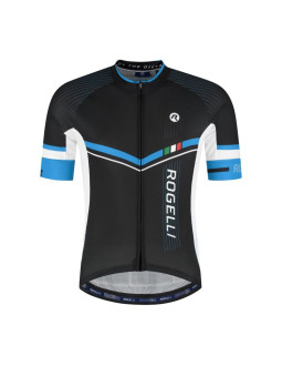 Rogelli koszulka gara mostro ii czarno-niebie xl