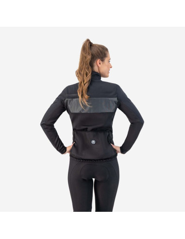 Rogelli kurtka zimowa damska attq szaro-czarna m