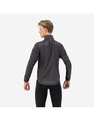 Rogelli kurtka p. deszczowa essential czarna 2xl