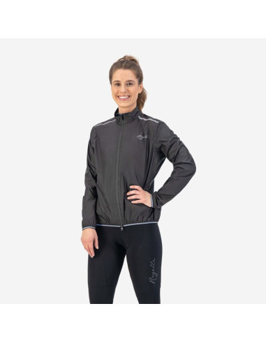 Rogelli kurtka damska p.desz essential czarna 2xl