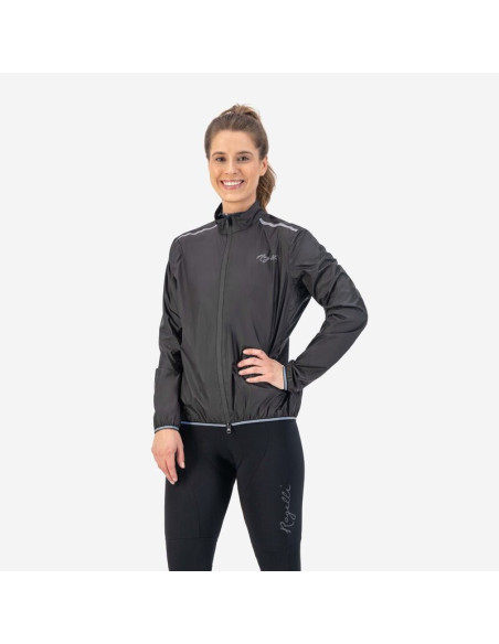 Rogelli kurtka damska p.desz essential czarna 2xl