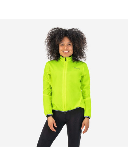 Rogelli kurtka damska p.desz essential fluor l