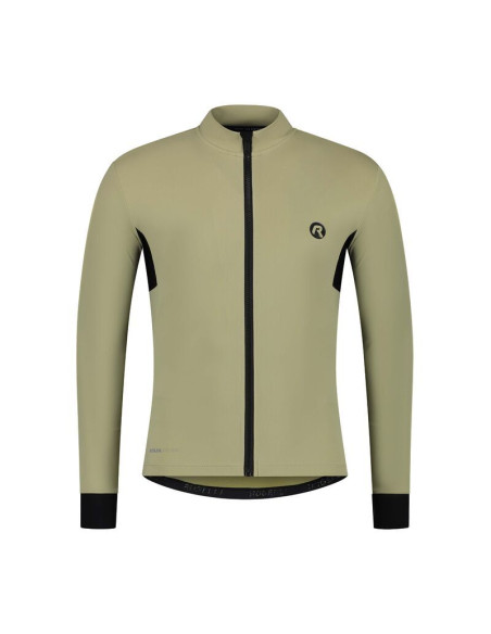 Rogelli koszulka dł. rękaw distance piaskowa m