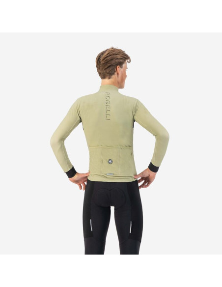 Rogelli koszulka dł. rękaw distance piaskowa 2xl