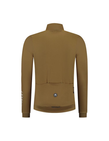 Rogelli koszulka dł. rękaw mono brązowa xl