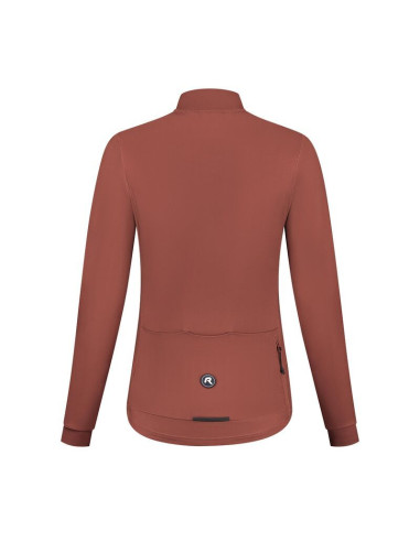 Rogelli koszulka dł. rękaw damska mono brązowa 2xl
