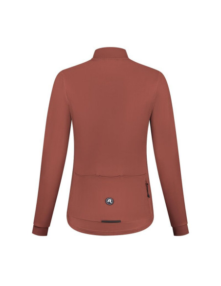 Rogelli koszulka dł. rękaw damska mono brązowa 2xl