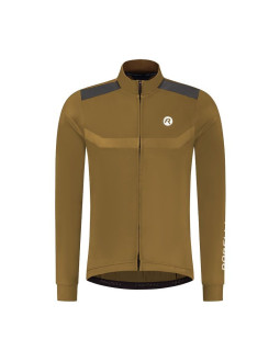 Rogelli koszulka dł. rękaw mono brązowa 2xl