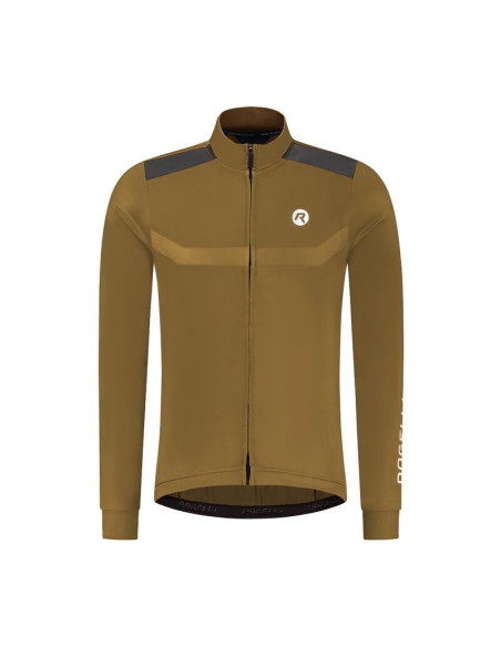 Rogelli koszulka dł. rękaw mono brązowa 2xl