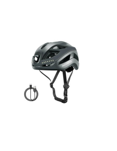 Rockbros kask rowerowy z lampką usb 10110035003