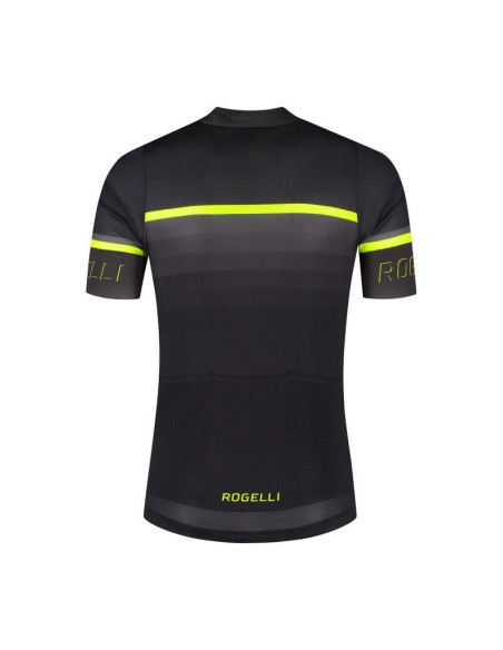 Rogelli koszulka hero ii czarny-fluor m