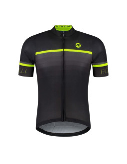 Rogelli koszulka hero ii czarny-fluor xl