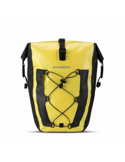 Rockbros torba na bagażnik rowerowy żółta