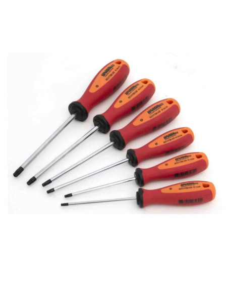 Unior zestaw wkrętaków tbi z profilem tx i otworem