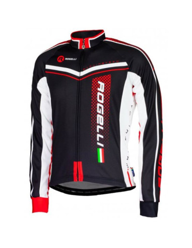 Rogelli koszulka dł.rękaw gara mostro czerwona m