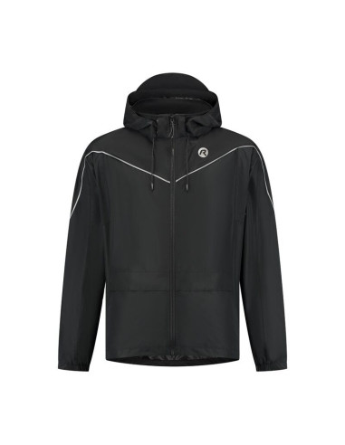 Rogelli kurtka na deszcz essential czarna xl