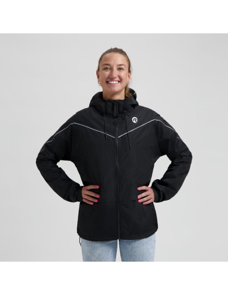 Rogelli kurtka na deszcz essential czarna 3xl