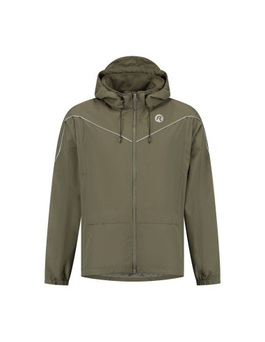 Rogelli kurtka na deszcz essential zielona 2xl