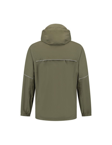Rogelli kurtka na deszcz essential zielona 3xl