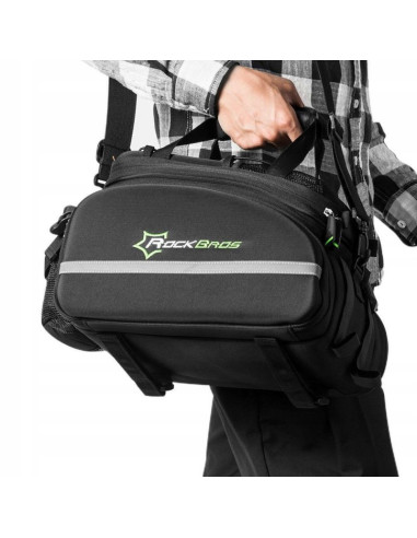 Rockbros torba rowerowa na bagażnik rozkładana