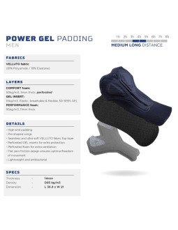 Rogelli spodenki na szelkach hero ii czaar-lim 5xl 2