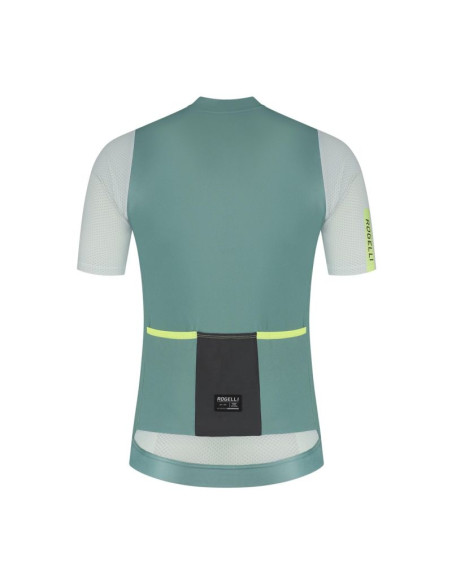 Rogelli koszulka fast turkusowo-limonkowa 2xl