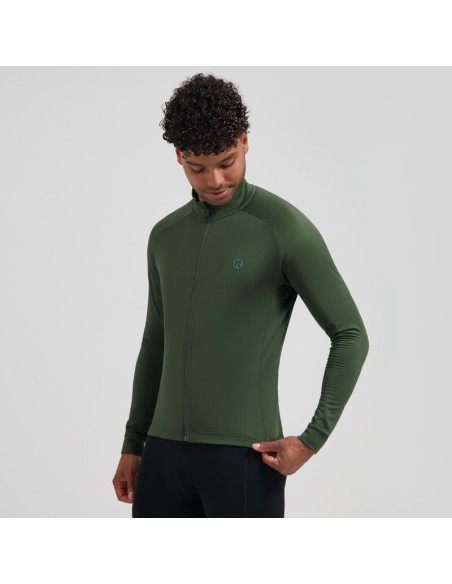 Rogelli koszulka dł. rękaw essential ii ziel 6xl