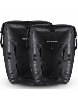 Rockbros torba na bagażnik rowerowy czarna