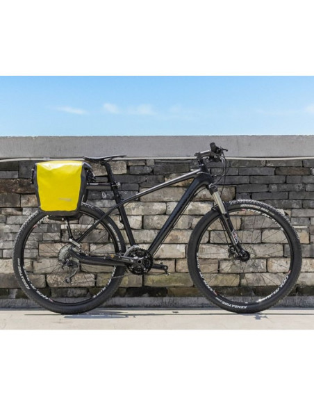 Rockbros torba na bagażnik boczna as-003-1y żółta