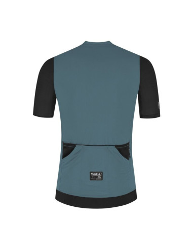 Rogelli koszulka distance ii niebiesko-czarna 2xl