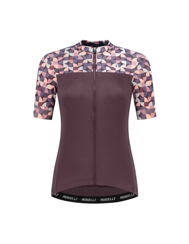 Rogelli koszulka essential graphic bordo-koral m