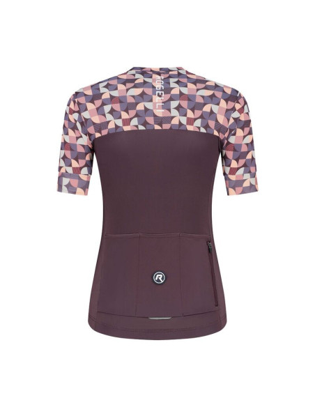 Rogelli koszulka essential graphic bordo-koral l