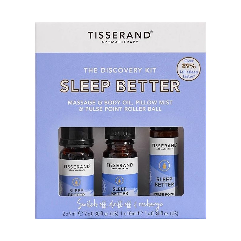 Sleep Better Discovery Kit - Zestaw produktów eterycznych na dobry sen (2 x 9 ml, 1 x 10 ml)