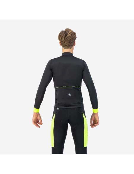 Rogelli koszulka dł. rękaw core czarny-fluor 4xl