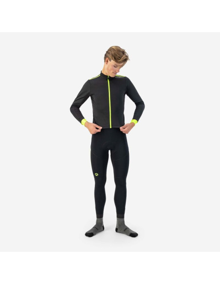 Rogelli koszulka dł. rękaw core czarny-fluor 5xl