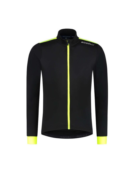 Rogelli koszulka dł. rękaw core czarny-fluor 6xl