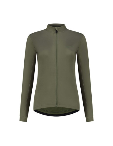 Rogelli koszulka dł.rękaw damska core zielona xl