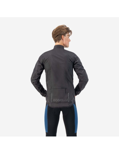 Rogelli kurtka przeciwdeszczowa core czarna 3xl