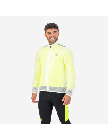 Rogelli kurtka p. deszczowa emergency biała xl